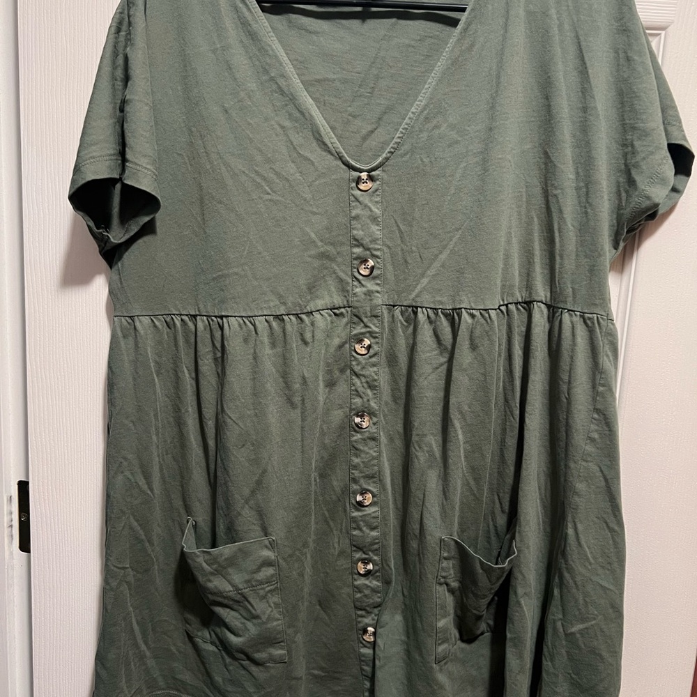 ASOS Olive Green Mini Dress